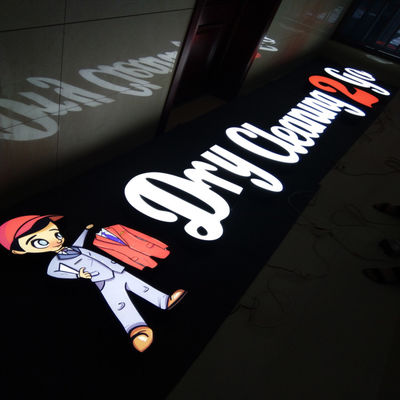 Light Box Shape Reklama Kanał List Znak Druk UV 3D Podświetlany UL