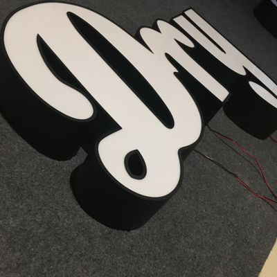 Light Box Shape Reklama Kanał List Znak Druk UV 3D Podświetlany UL