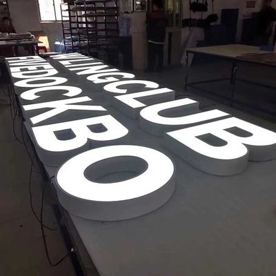 HIGHSPAN Giant Light Up Logo Sign Wejście 220 V Niestandardowe litery kanałów