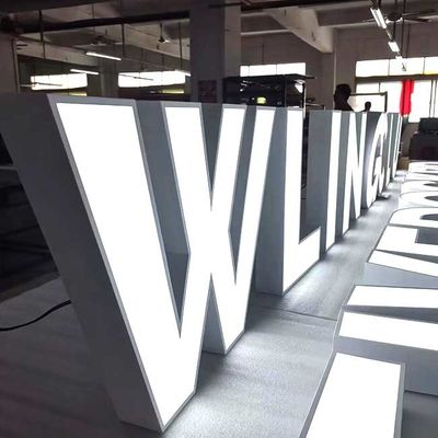 HIGHSPAN Giant Light Up Logo Sign Wejście 220 V Niestandardowe litery kanałów