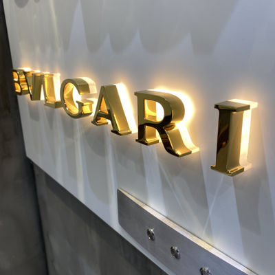 Litery i cyfry podświetlane znaki świetlne dla firm CE RoHS