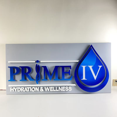 Podświetlane litery ze stali nierdzewnej 20 mm SMD 5050 Podświetlane tablice z podświetleniem LED