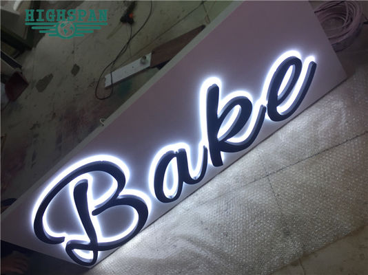 Laserowo wycinana podświetlana tablica z napisami 12V Litery ze stali nierdzewnej