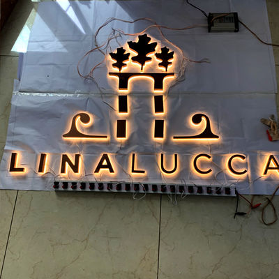 OEM Podświetlane Oświetlone Litery Kanałowe Podświetlane Lustro Polskie