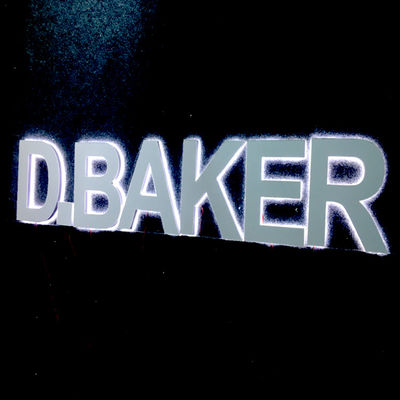 Restauracja Podświetlany znak listowy 2-20 cm Głębokość Akrylowa tablica z podświetleniem LED