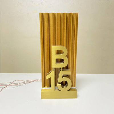 OEM ODM Numer pokoju hotelowego Znaki Led tabliczka z numerem drzwi domu 12V