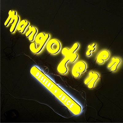 Reklama Shopfront LED Akrylowe litery Signage 12VDC