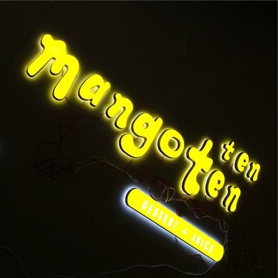 Reklama Shopfront LED Akrylowe litery Signage 12VDC