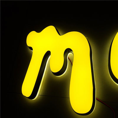 Reklama Shopfront LED Akrylowe litery Signage 12VDC