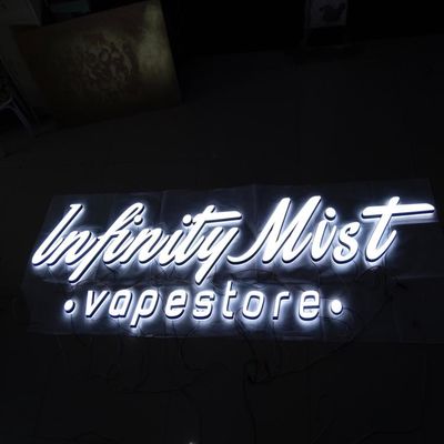 HIGHSPAN Custom Led Glow Outdoor Light Up Sign Wodoodporny IP65
