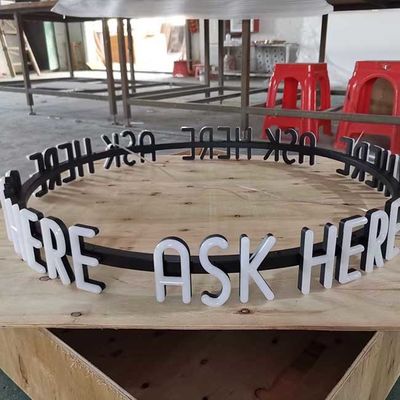 6500K Led Channel Letter Sign Front oświetlony do restauracji Hotel