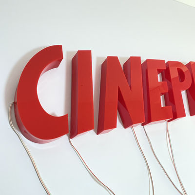 Sklep zewnętrzny Podświetlane znaki akrylowe LED 12V DC