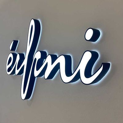 3d podświetlane znaki wewnętrzne logo List do sklepu detalicznego CE ROHS UL