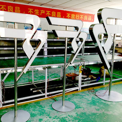 SMD5050 Led akrylowy 3D znak listowy wolnostojący 50000 godzin pracy