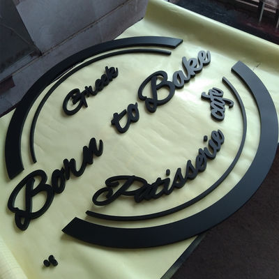 Akrylowy znak litery 3D Niepodświetlane logo firmy Logo do montażu na ścianie Litery z logo