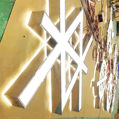 Logo ze stali nierdzewnej Giant Light Up Letters Signs na wydarzenia CE ROHS