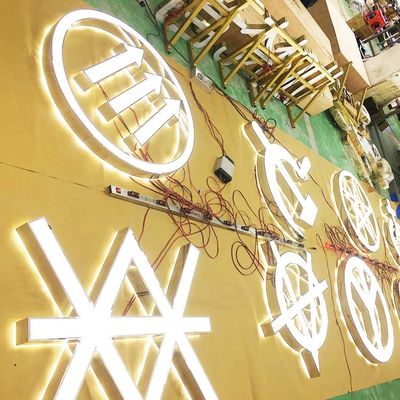 Logo ze stali nierdzewnej Giant Light Up Letters Signs na wydarzenia CE ROHS