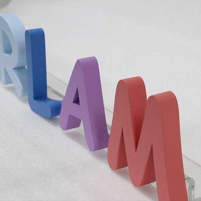 Salon piękności Open 3D Letter Sign Reklama Laserowo wycinane metalowe logo o grubości 3 cm