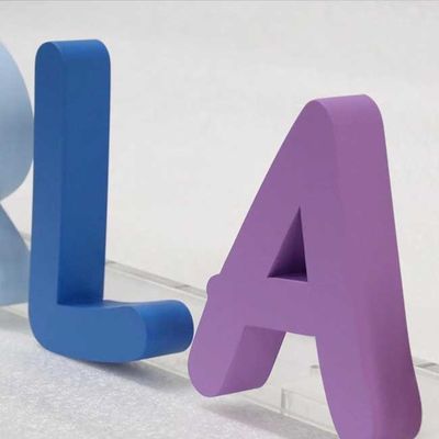 Salon piękności Open 3D Letter Sign Reklama Laserowo wycinane metalowe logo o grubości 3 cm