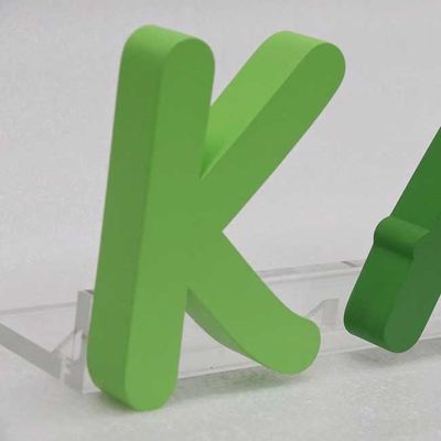 Salon piękności Open 3D Letter Sign Reklama Laserowo wycinane metalowe logo o grubości 3 cm