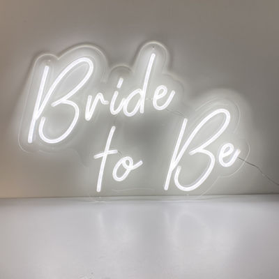 Light Up Wedding Led Neon Sign Bride To Be Silicone Neon Flex