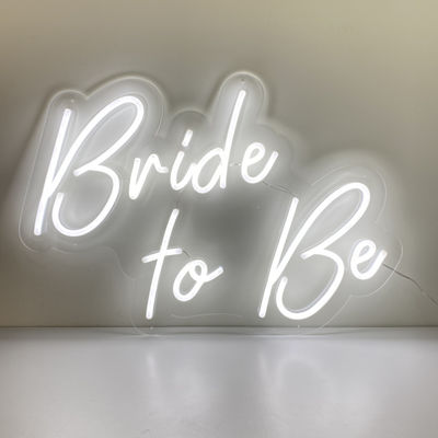 Light Up Wedding Led Neon Sign Bride To Be Silicone Neon Flex