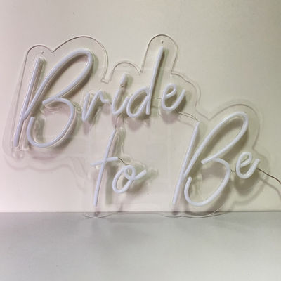 Light Up Wedding Led Neon Sign Bride To Be Silicone Neon Flex