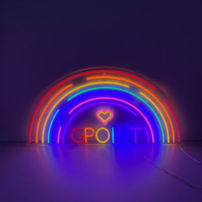 10cm do 100cm Litery 3D Rainbow LED Neon P33 Duże neonowe znaki barowe
