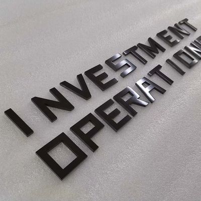 Reklama 3d Metalowe niestandardowe litery z aluminium Anti Rust