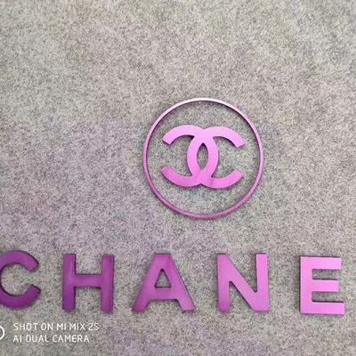 Reklama 3d Metalowe niestandardowe litery z aluminium Anti Rust