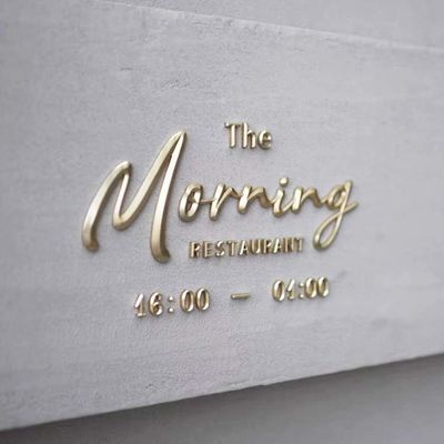 Reklama Duża nazwa firmy Tablice ścienne Wodoodporna IP67