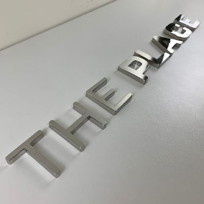 Niestandardowe logo HIGHSPAN Metalowy znak literowy SS304 do biura