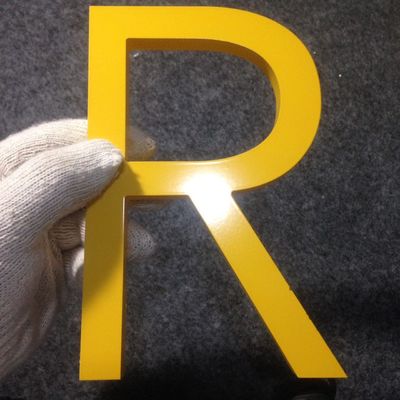 15mm 3d kryształowy akrylowy znak listowy nadrukowane logo UV nietoksyczne