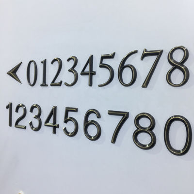 Podświetlane metalowe tabliczki adresowe ze stali nierdzewnej 304 Mocowanie śrubowe