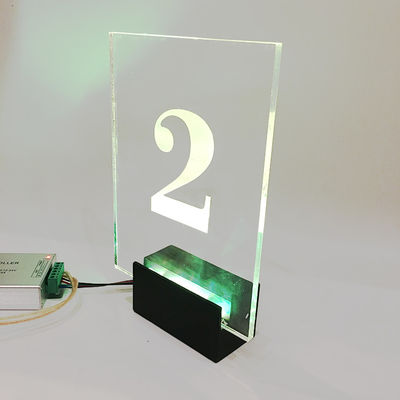 Drzwi przednie Duża tablica z numerem domu LED RGB 50000 godzin