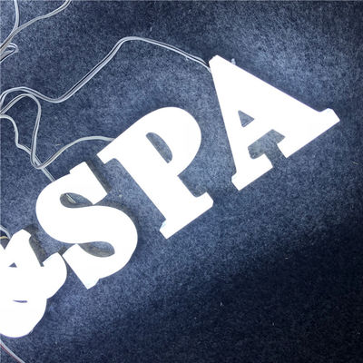 12mm akrylowe logo firmy Znak ścienny Aluminiowe litery kanałów Anti Rust