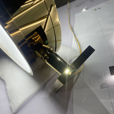 Okrągły świecący akrylowy sklep z oznakowaniem sklepowym Użyj Anti Rust Anti Septic