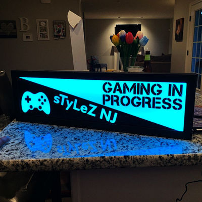 CE ROHS do montażu na ścianie Light Box Signage Led Beer Bar Shopfront Signboard