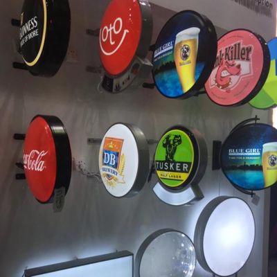 Outdoor 12V LED Business Restaurant Sign Board Czarny obraz dwustronny