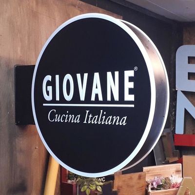 Outdoor 12V LED Business Restaurant Sign Board Czarny obraz dwustronny