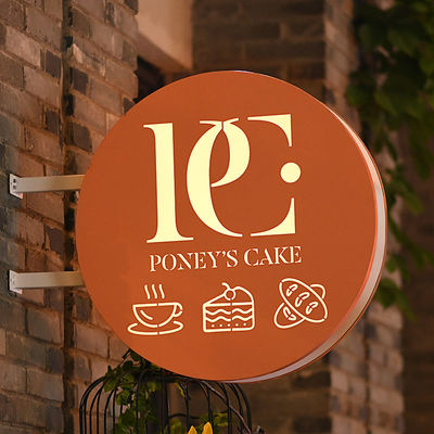 UL Okrągły Znak Lightbox Znak Sklep Wystrój Ostrze