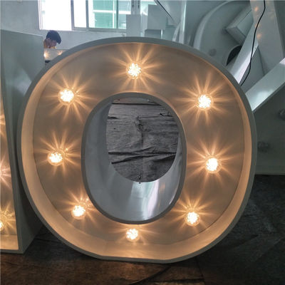 LED Big Marquee Letter Sign Aluminiowe metalowe litery namiotowe UL