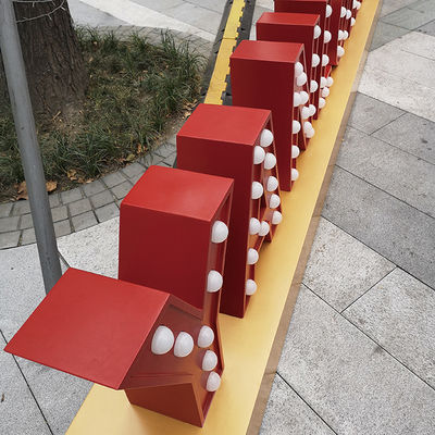 Zewnętrzne podświetlane litery Giant Marquee Litery Galwanizacja