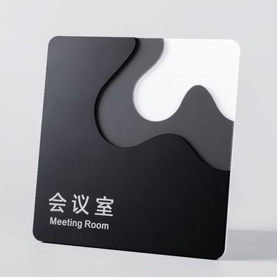 HIGHSPAN Laserowo wycinane znaki budowlane Sala konferencyjna Akrylowe znaki drogowe