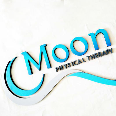 3d Laserowo wycinany akrylowy znak listowy Złoty malowany jedwabny nazwa sklepu