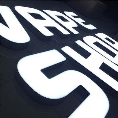 Biznes Light Up 3D Letter Sign Szyld sklepu detalicznego DC12V