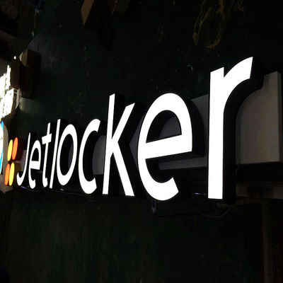 Atrakcyjny trwały znak listowy 3d Kanał ledowy Akrylowa tablica restauracyjna 3mm