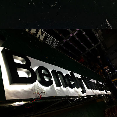 Litery kanałowe UL Podświetlane litery Oem Podświetlane oznakowanie Light Box Signage