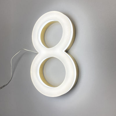 Wiatroodporna akrylowa tablica przednia z podświetleniem 3D o żywotności 50000 godzin