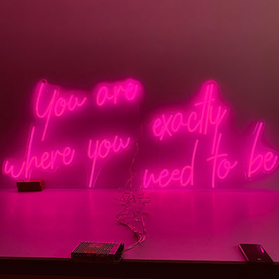 HIGHSPAN Spersonalizowane 3d Neonowe litery kanałowe z płytą akrylową